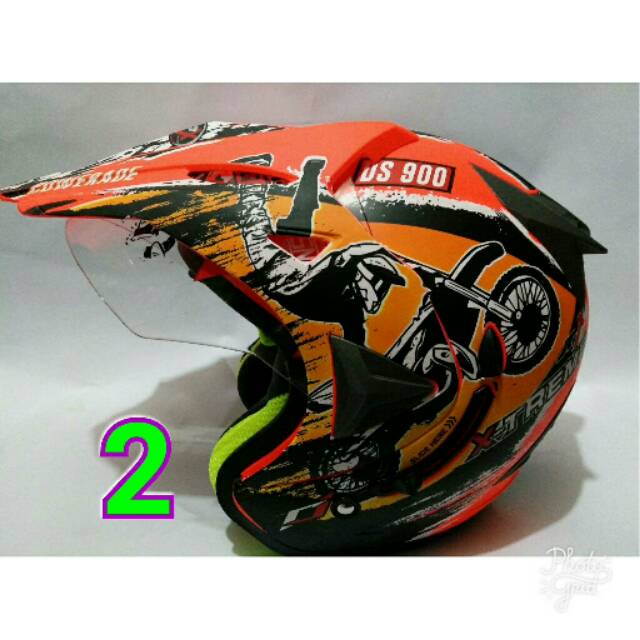 Helm semi cross jpx jpr helm half face jpx 2