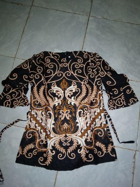 Atasan Batik Dolby Dolbi Dobby Doby Tenun Sutra Tulis Halus Katun Atbm Baron ,sarombit Atasan
