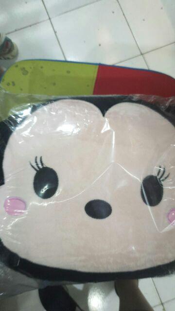 Boneka Mickey Minnie 3in1, Balmut Mickey Minnie, Selimut Mickey Minnie
