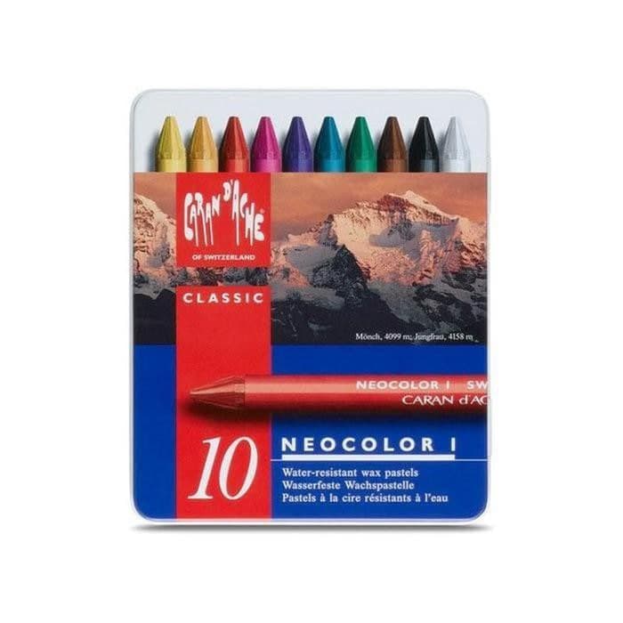 

Crayon Caran d' Ache / carandache / karandase / krandis 10 warna neo 1