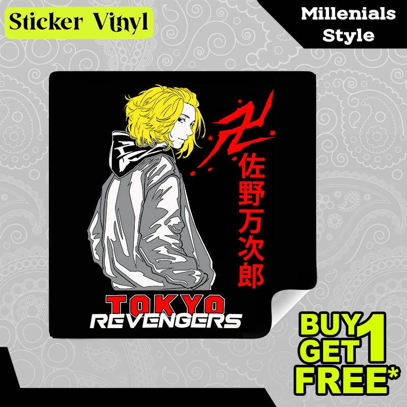 

Stiker Sticker Tokyo Revengers Serial Animasi Jepang Populer Aesthetic Bahan Vinyl Satuan Anti Air