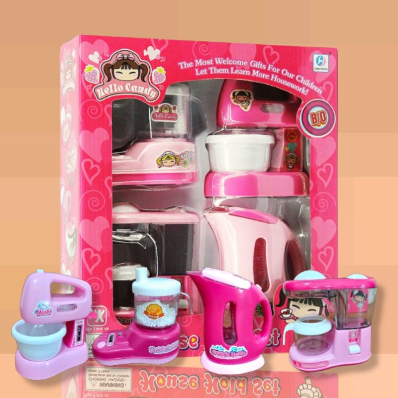 Mainan Blender Mixer Anak Masak Masakan Edukasi House Hold Set Perempuan