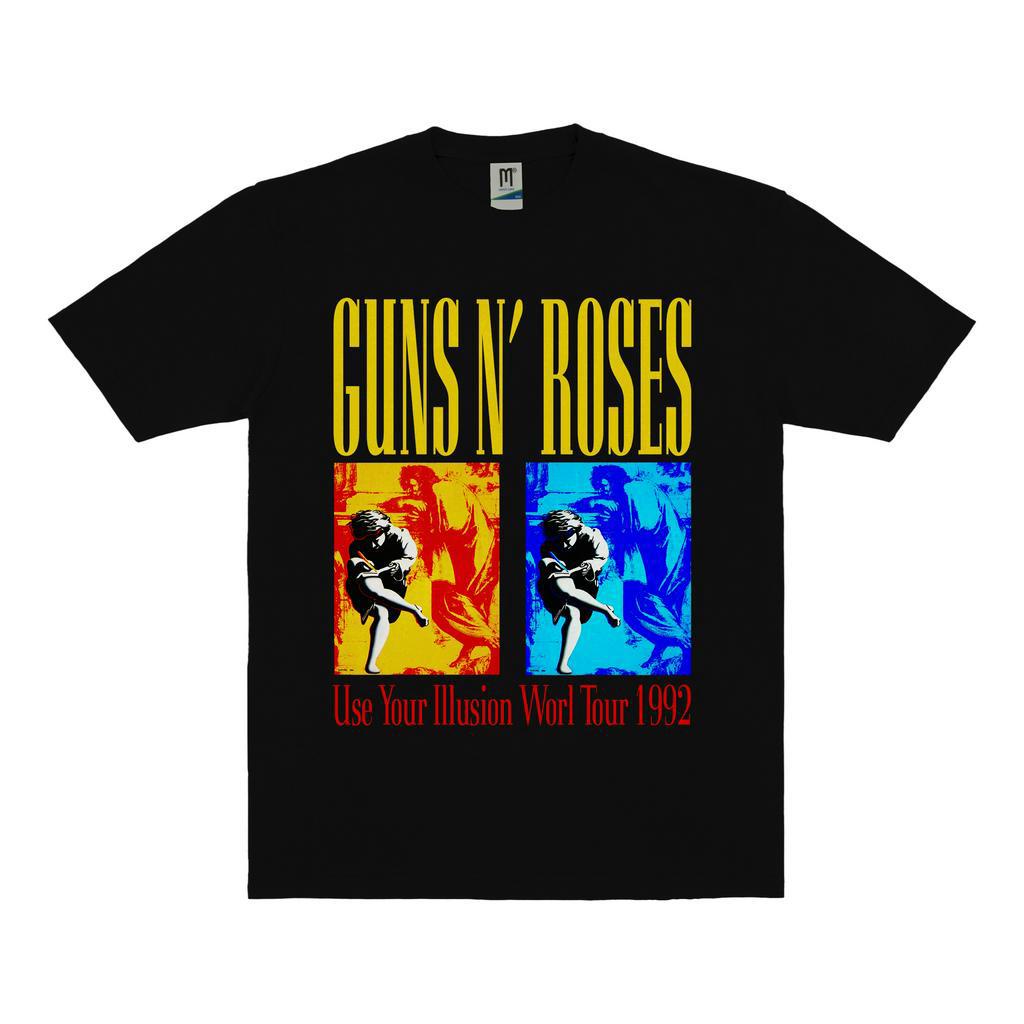 KAOS BAND GUNS N' ROSES TOUR 1997 VINTAGE | T-SHIRT BAND GUNS N' ROSES | GUNS N' ROSES HITAM