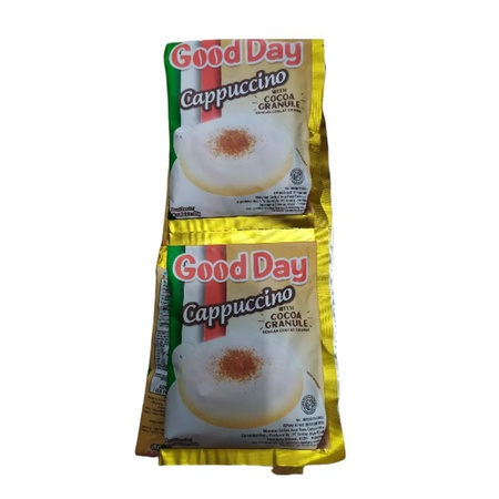 

GOOD DAY CAPPUCCINO 25g (isi 10 pcs)