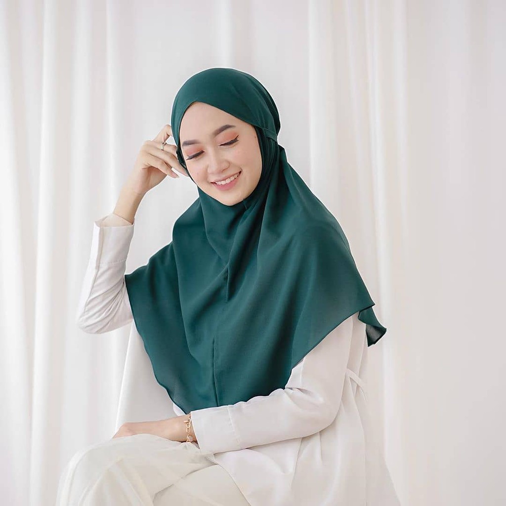Hijab bergo maryam Diamond jilbab instant tali hijab kerudung mariam-3