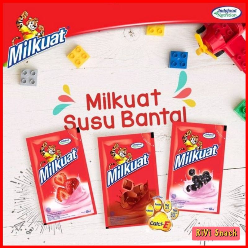 [PROMO] MILKUAT SUSU UHT COKLAT STRAWBERRY / MILKUAT SUSU BANTAL