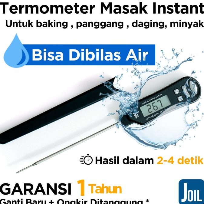 

Termometer Digital Thermometer Dapur Makanan Waterproof - Joil KT1