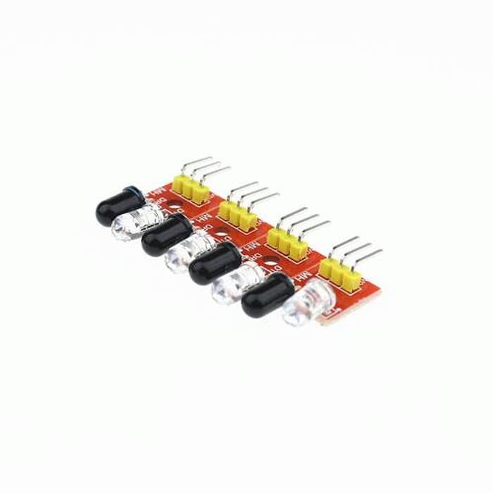 4 Channel Ir Sensor Detector Tracking Line Robot