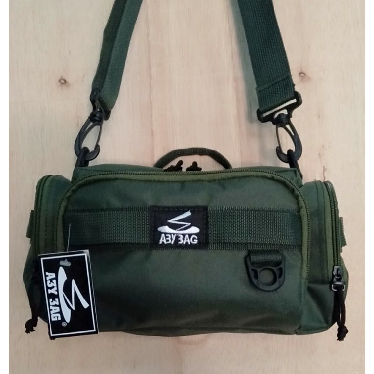 Tas Selempang pria taktikal Motif Loreng Bahan Cordura