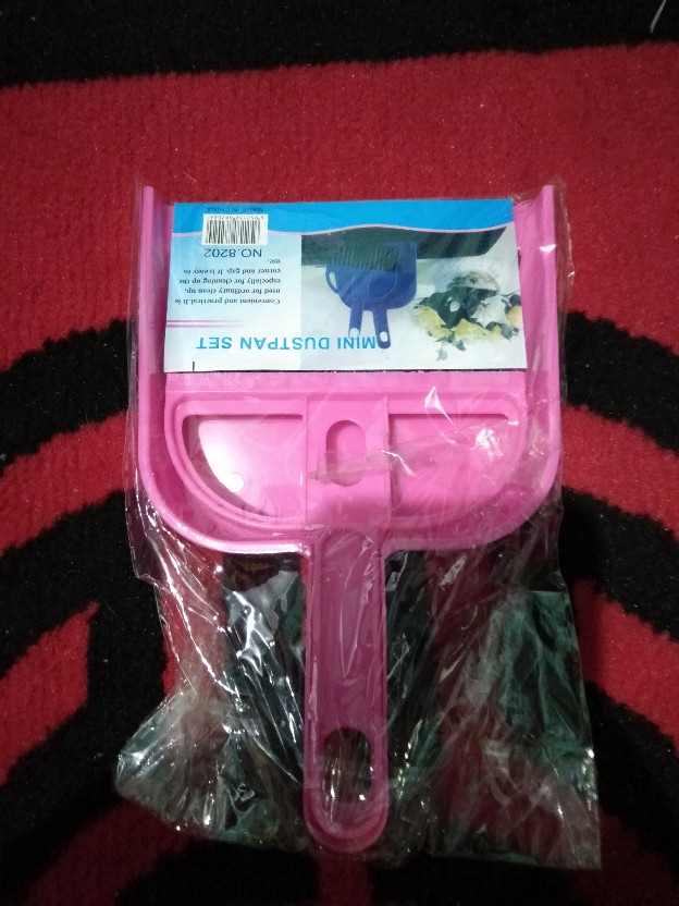Xoq - Sapu Pengki Set Mini Serbaguna - Dustpan Mini Set Serbaguna 2 In 1