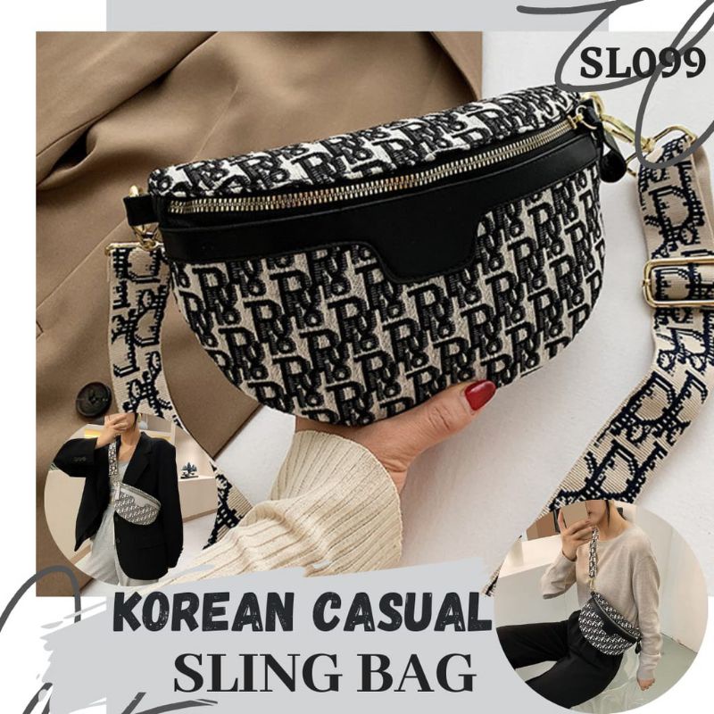 Tas Selempang Distro Wanita Selempang Slingbag Import