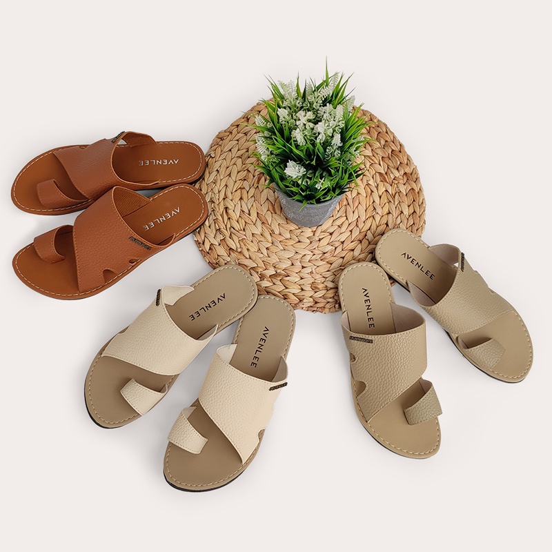 Sandal Jepit Wanita Papirut Motif Kulit Jeruk Sol Karet Avenlee Clea