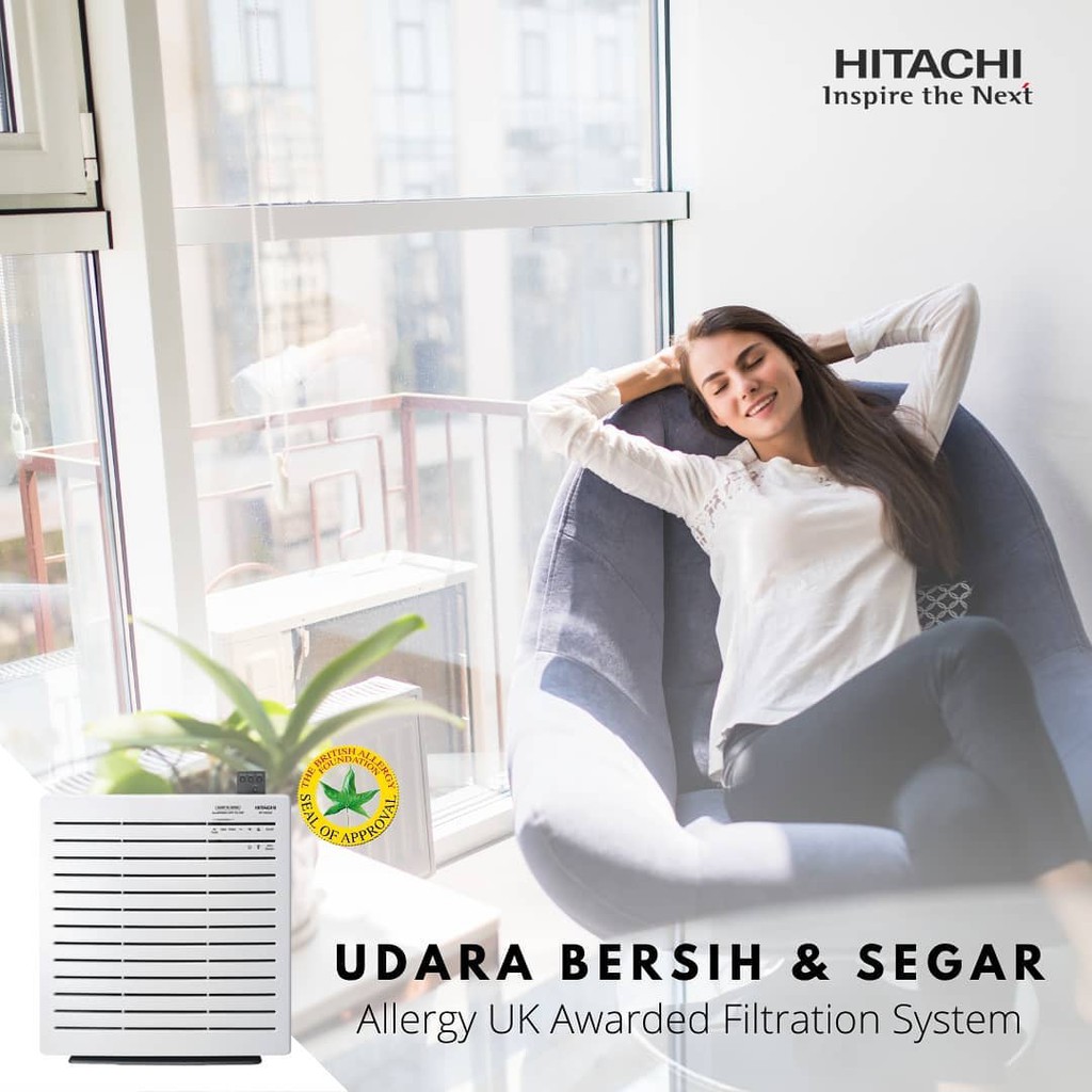 HITACHI AIR PURIFIER EP-PZ30J (Pembersih Udara) EPPZ30J 22m2