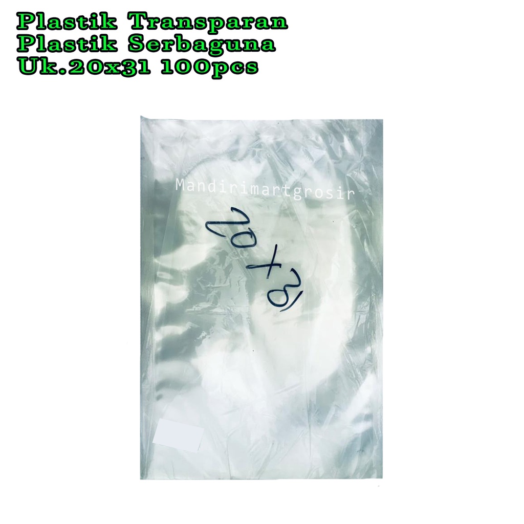 Plastik Serbaguna *Plastik Transparan * Uk.20x30 * 100pcs