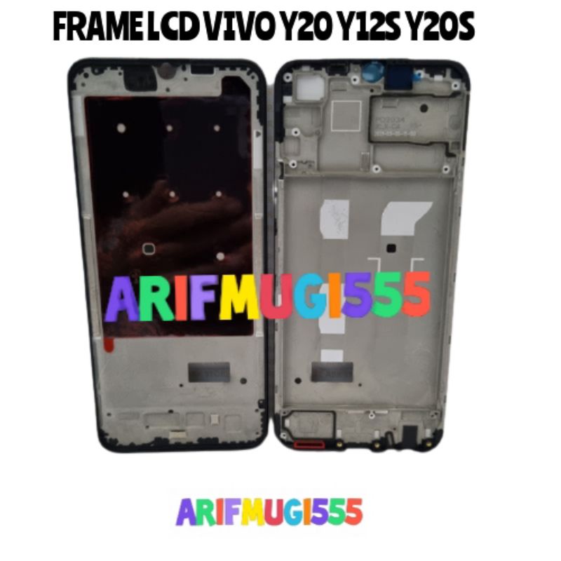 FRAME LCD-TULANG TENGAH LCD BEZZEL VIVO Y20 Y12S Y20S ORIGINAL