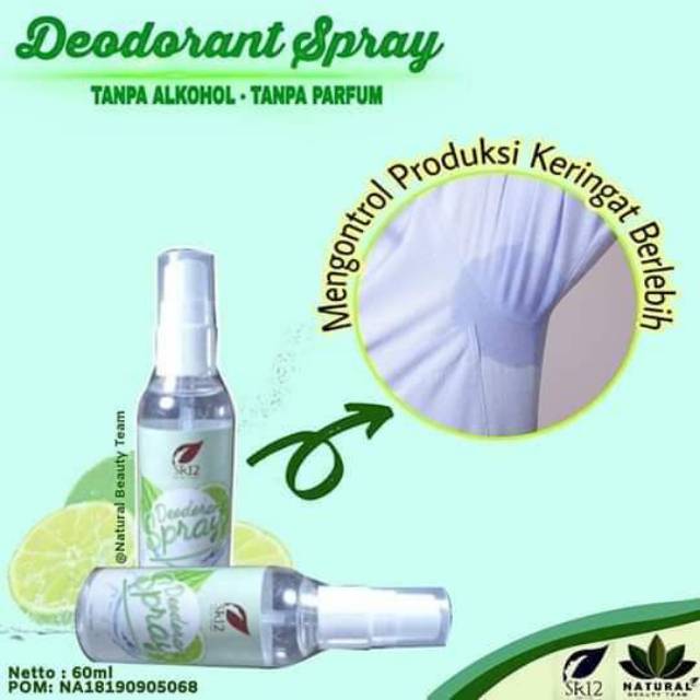 Ampuh Menghilangkan Bau Badan Deodorant Spray Sr12 Penghilang Bau Deo Herbal Sr12 Skincare Shopee Indonesia