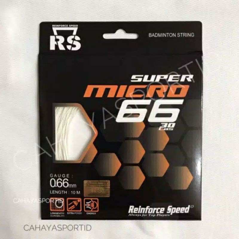 Senar Raket Badminton RS Super Micro 66