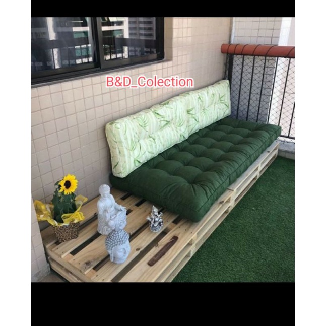 bantal alas panjang kursi kayu/bantal lesehan panjang/bantal alas besar/bantal alas ruang outdoor
