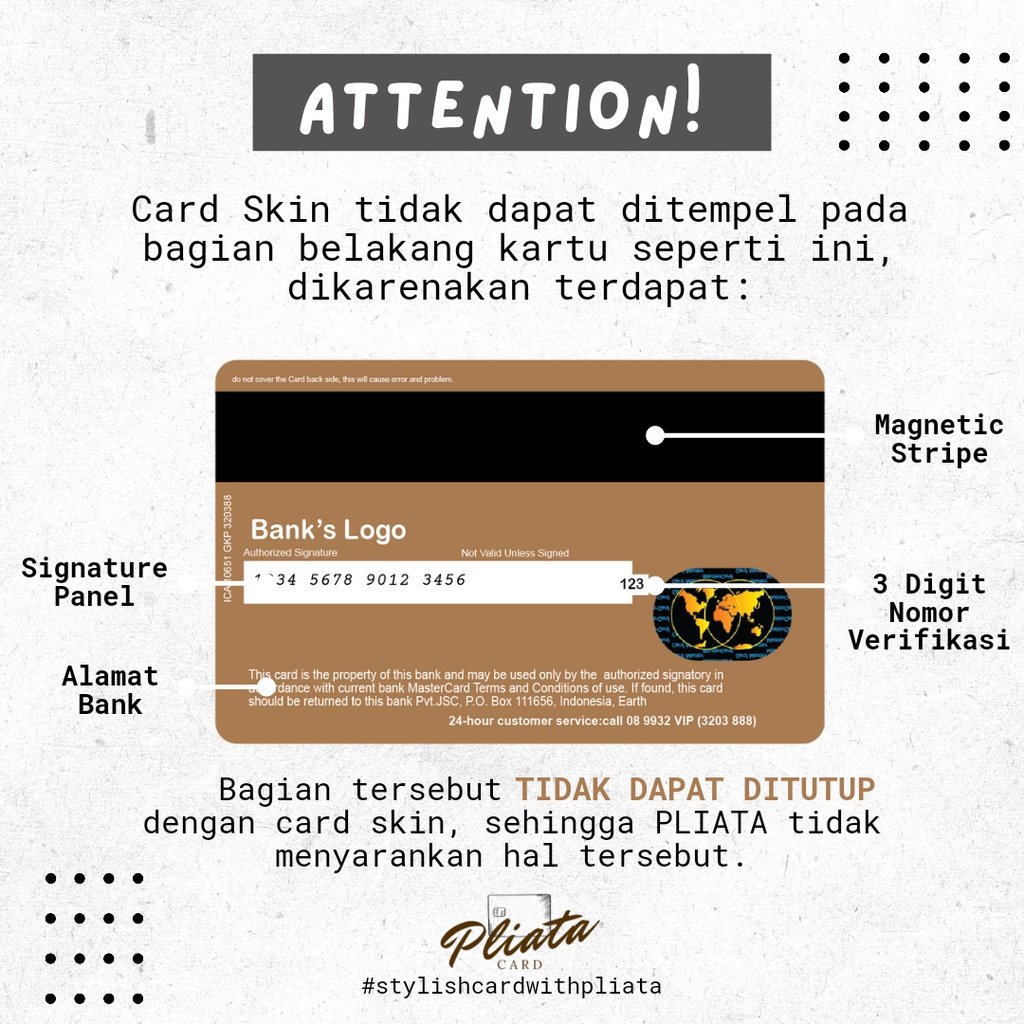 YOYOR SERIES - Card Skin Cover Sticker - PLIATA Stiker Kartu ATM, E-Money, E-Toll, dll