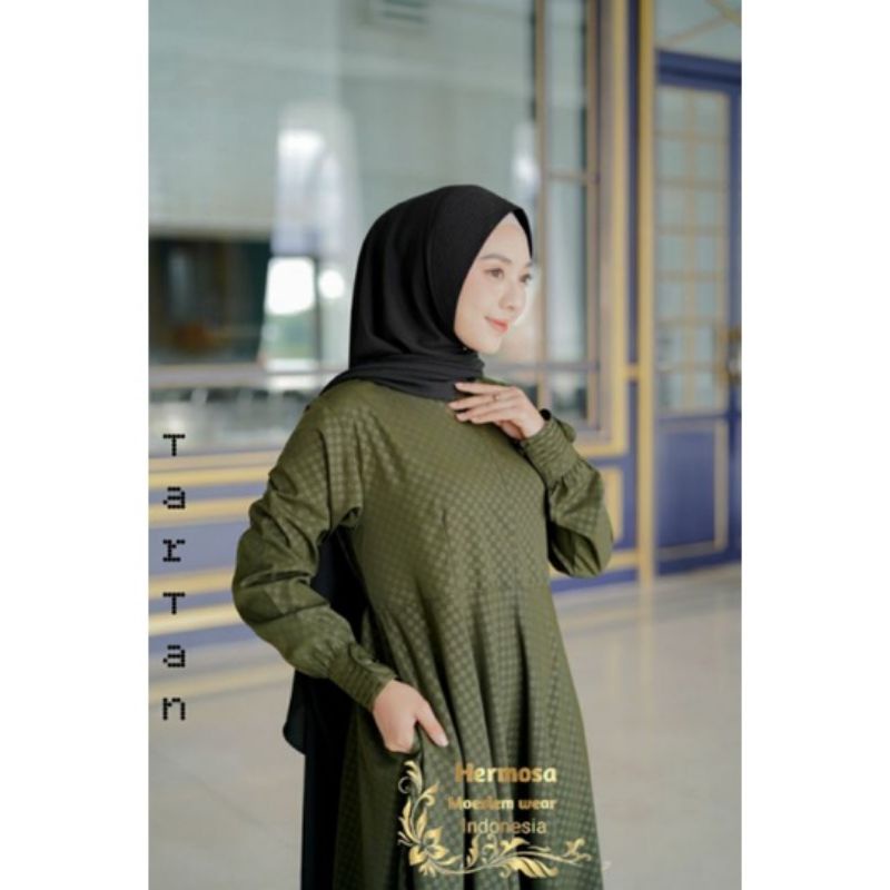 GAMIS SYAR'I HERMOSA ORIGINAL Embos Wolfis Tartan Army