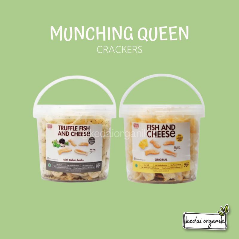 

Munching Queen Crackers / Munching Queen Fish Crackers 70 gr