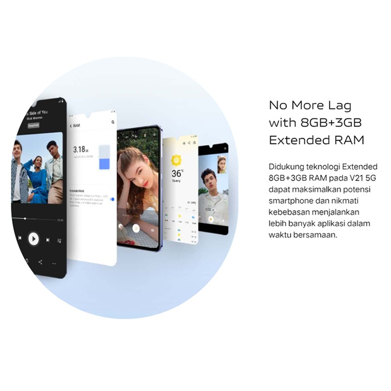 VIVO V21 5G RAM 8GB ROM 128GB Garansi Resmi Handphone Vivo v21 baru 2021 5G,HP vivo v23e 8GB +4GB EXTENDED RAM 128GB ROM baru 2021-7