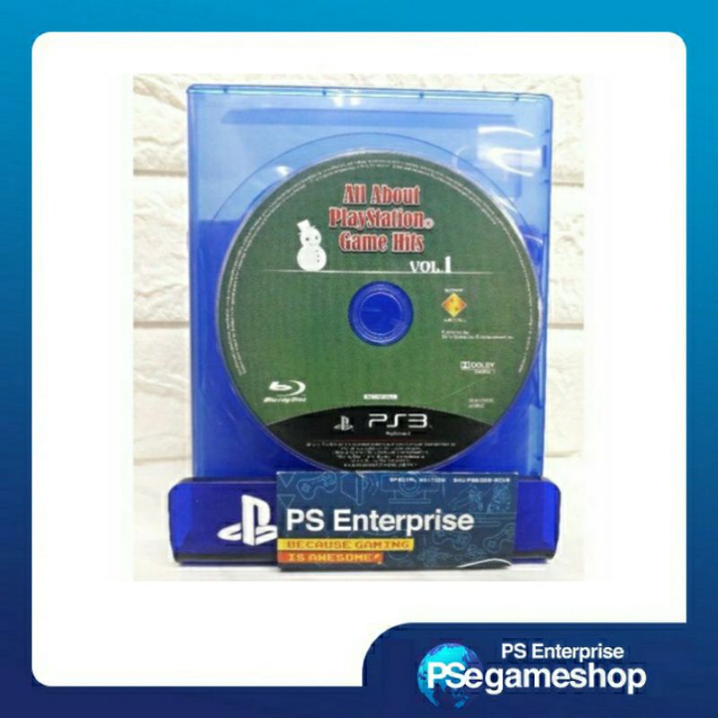 ps3 All about playstation Game hits ( Cd Only + Box ) Tanpa cover / pre loved