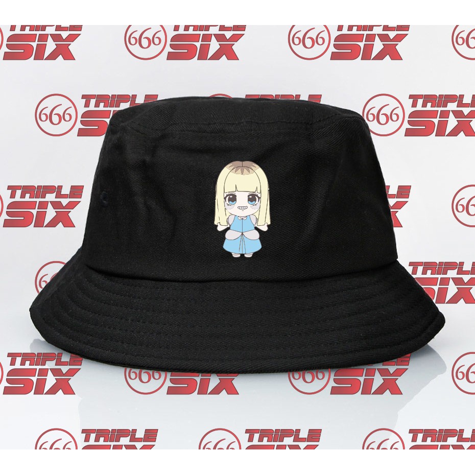 topi bucket premium blackpink lisa chibi