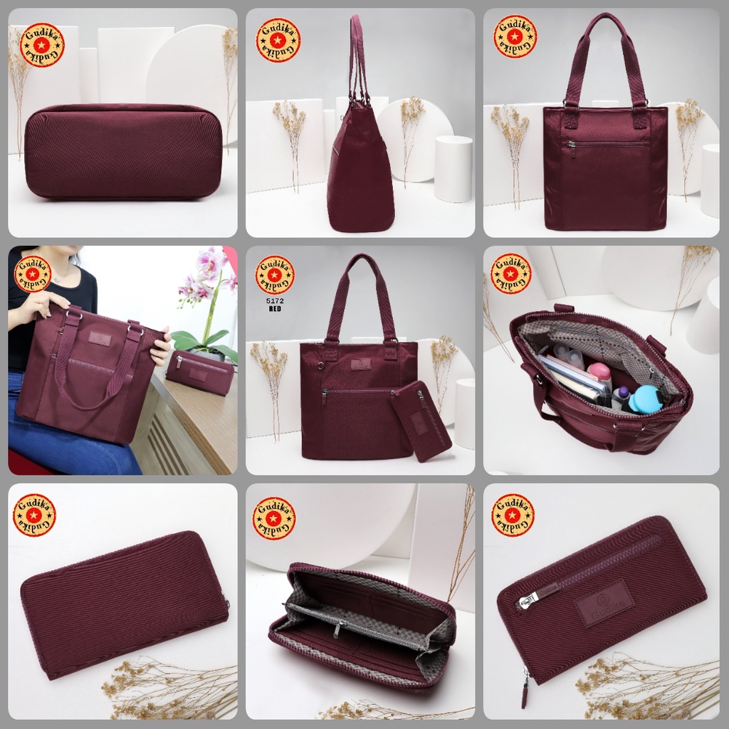 Gudika Bag 5172 - Tas Selempang Wanita Hobo Waterproof Free Dompet Terbaru - Tas Wanita Korea Kekinian Import Terlaris