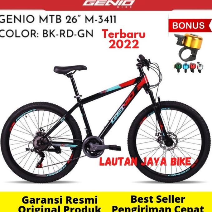 SEPEDA 26 MTB GENIO M3411 SEPEDA GUNUNG FDGDF34545