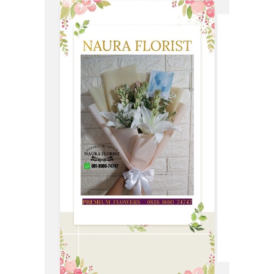 buket bunga lili dan sedap malam buket bunga wisuda bunga ultah bunga segar bunga asli