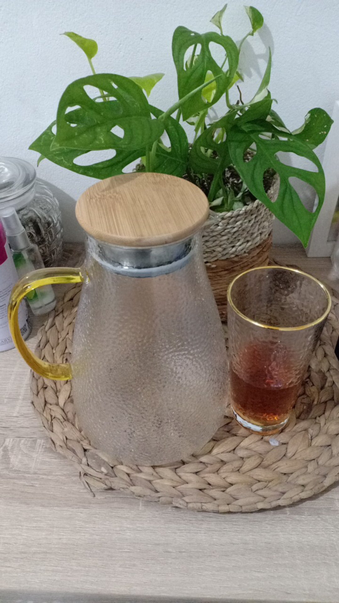 Teko Kaca Anti Panas Viral/teko Kaca Mewah/teko Kaca Besar