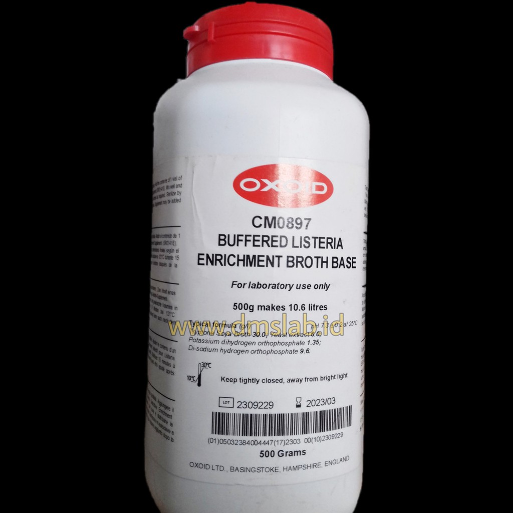 

Buffered Listeria Enrichment Broth Base 500gr