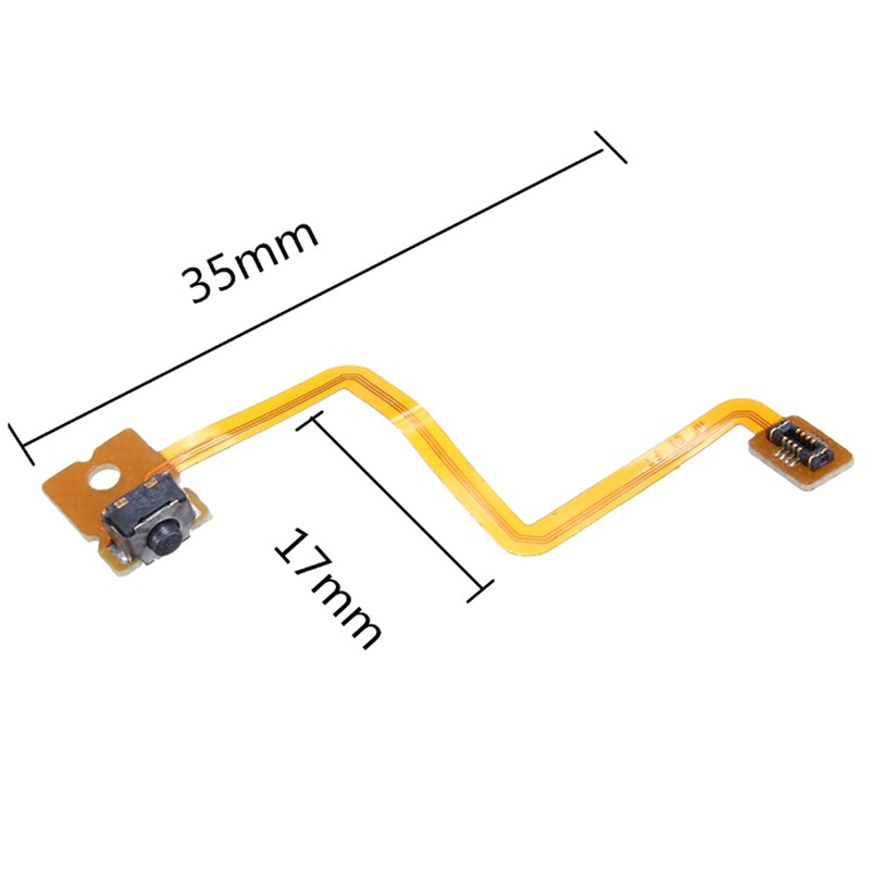 Tombol Kiri / Kanan L / R Dengan Kabel Flex Untuk Reparasi Nintendo 3ds