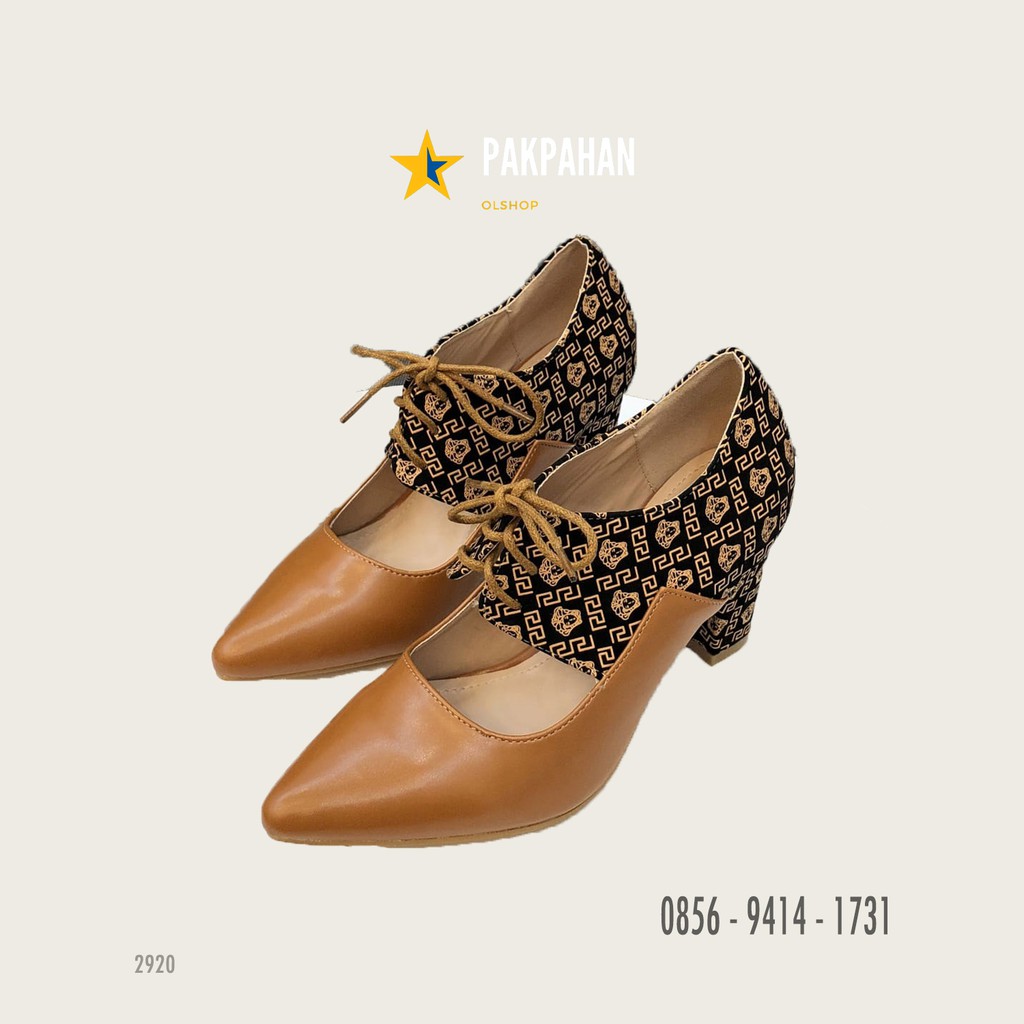 VERSACE HIGH HEELS LOGO STRAP OFFICE SHOES #276-24B