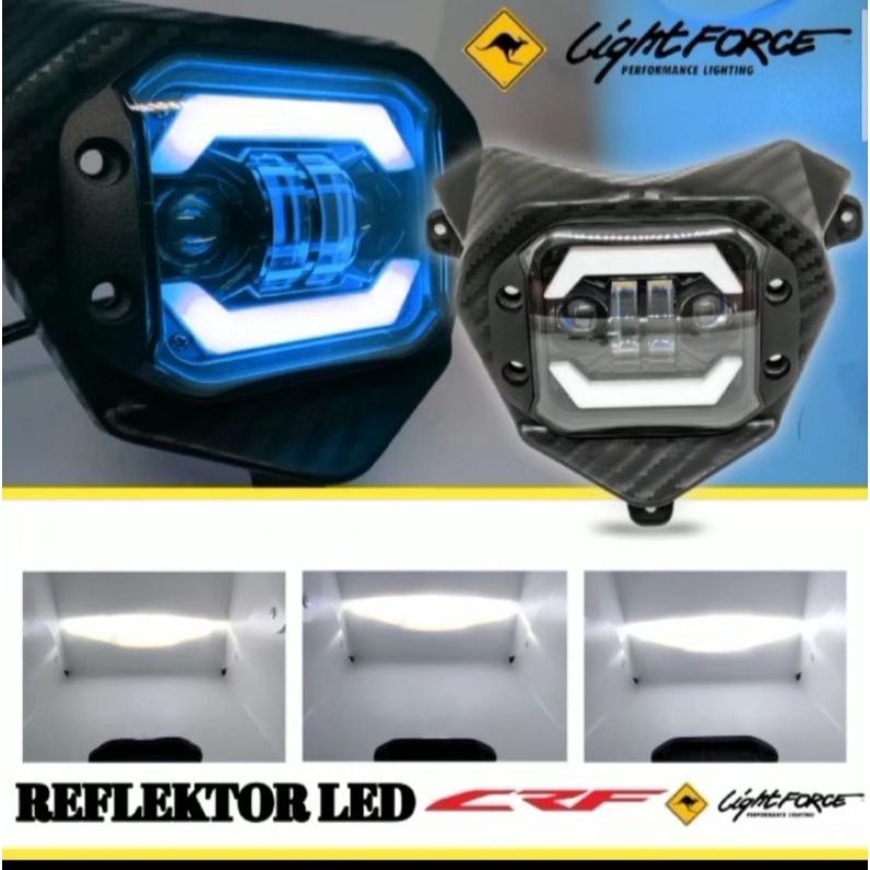 Reflektor KLX, CRF, LED supermoto