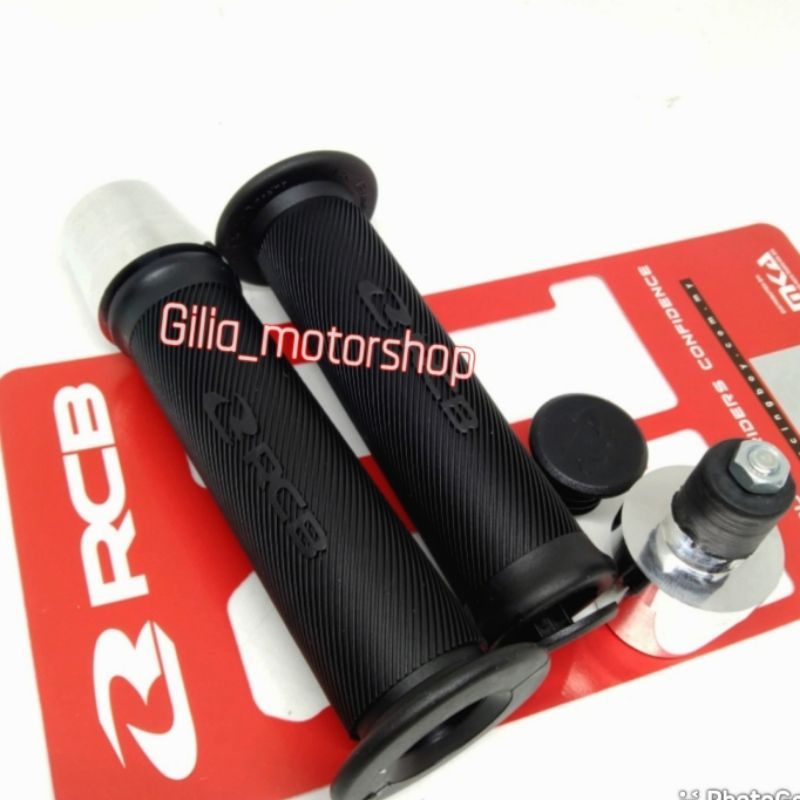 Handgrip Grip RCB Racing ORI HG66 &amp; HG55 +Jalu Stang Model Pcx Chrome Universal  Motor