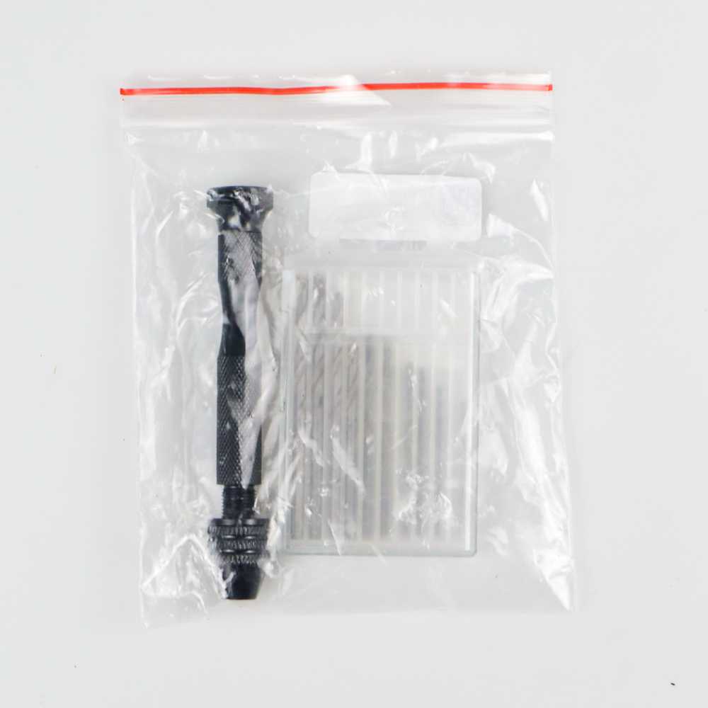 TD-DFA Taffware Bor Tangan Manual HSS Twist Drills dengan 10 Mata Bor - 3003