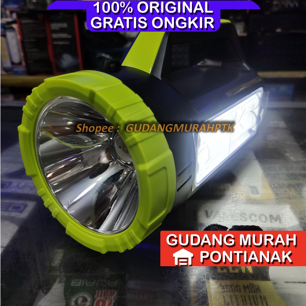 Lampu Senter Emergency 10W SURYA SHT L10W 30LED charge cas body ada lampu darurat cadangan