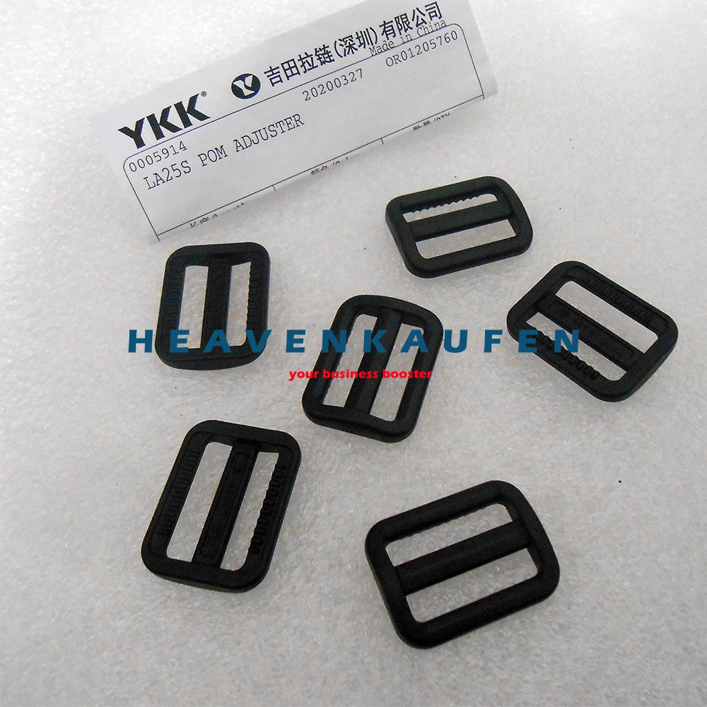 Ring Jalan Adjuster Merk YKK 2,5 cm Poly Acetal Bagus Kuat Berkualitas