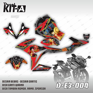 Decal Stiker Motor All New Cbr 150 17 One Piece Merah Striping Full Body D 004 Shopee Indonesia