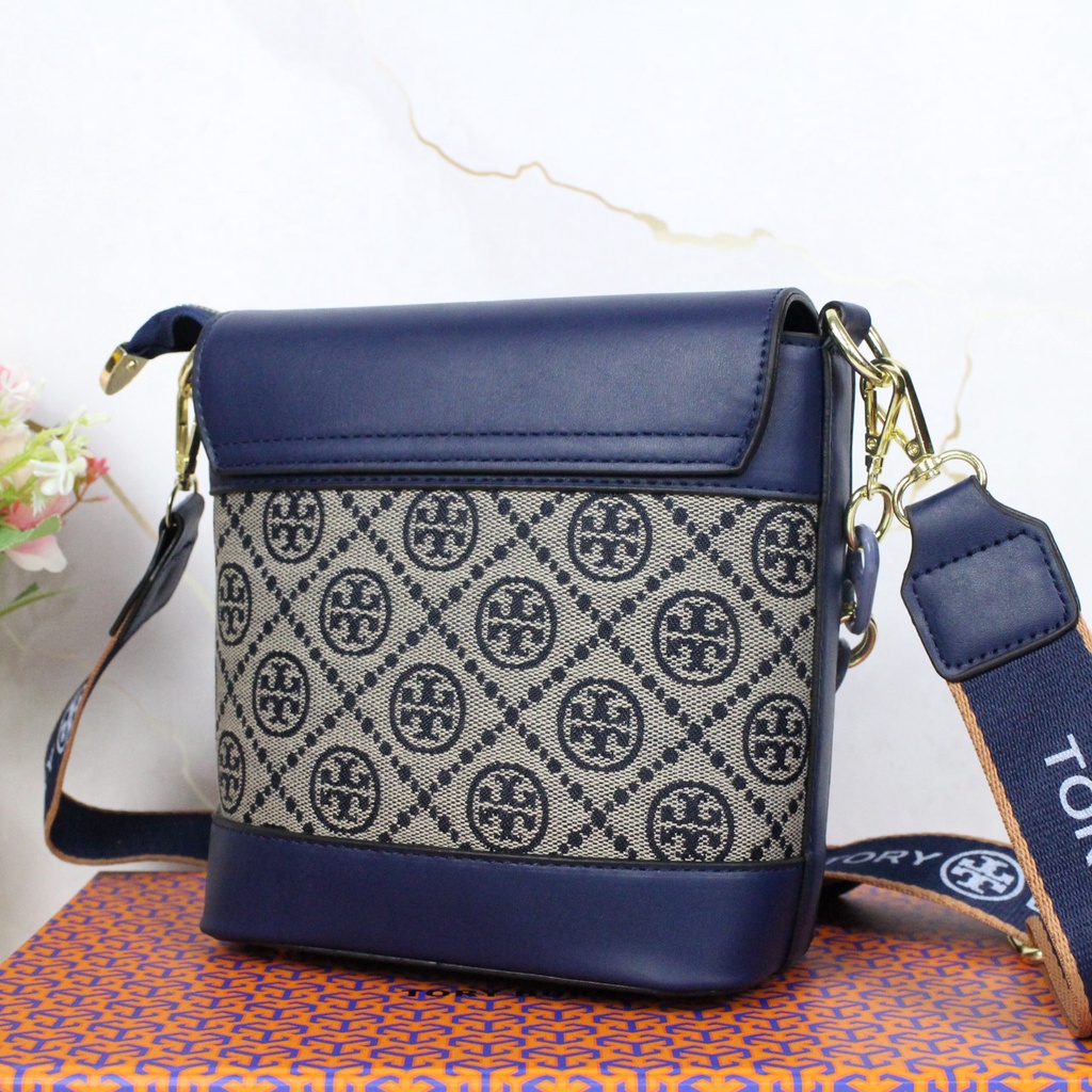 T*ry Burch Monogram Jaquard 2113(FreeDust Bag+ Bubble Wrap)