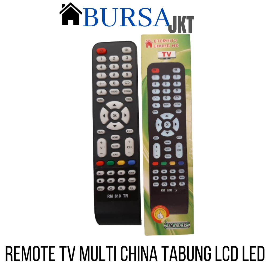 REMOTE TV TABUNG LCD LED MULTI POLTRON SAMSUNG PHILIPS CHUNGHE 1886