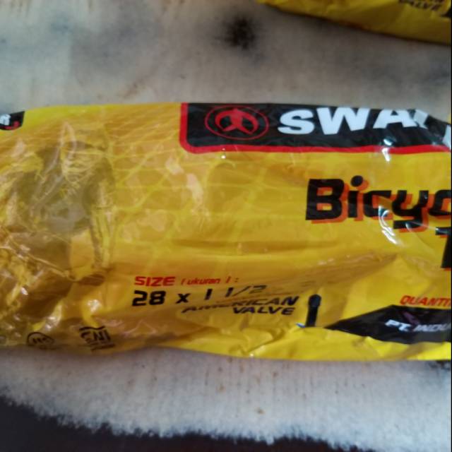 Ban dalam sepeda ukuran 28 x 1 1/2  (sepeda onthel 28 brong)
