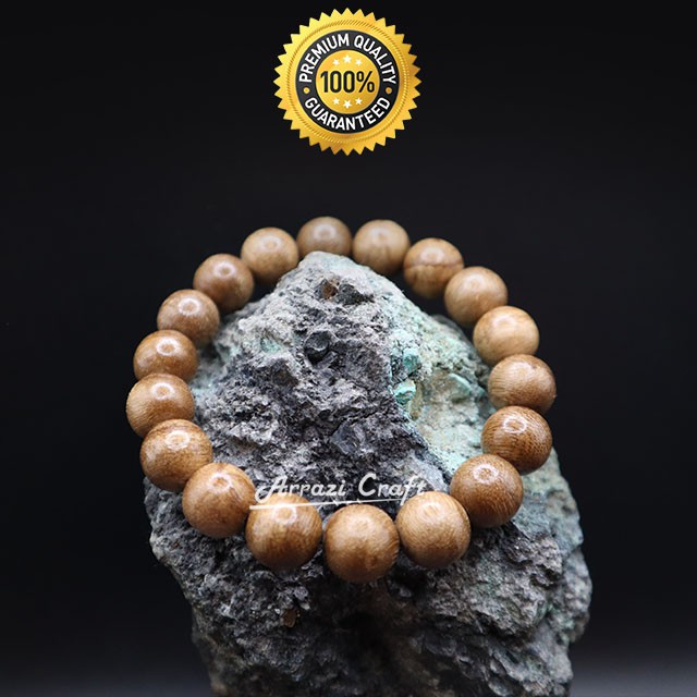 Gelang Pria Wanita Keren Kayu Gaharu ASLI Papua Wangi Terbaik Super