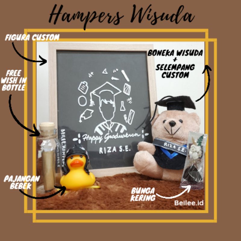

Hampers Wisuda | Kado Wisuda | Hampers Figura | Hampers Custom