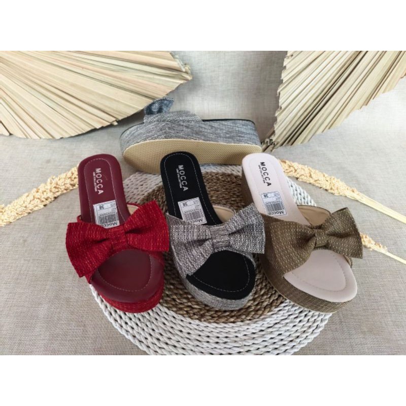 ABBUSHOES YM 15 wedges sandal Vita wanita