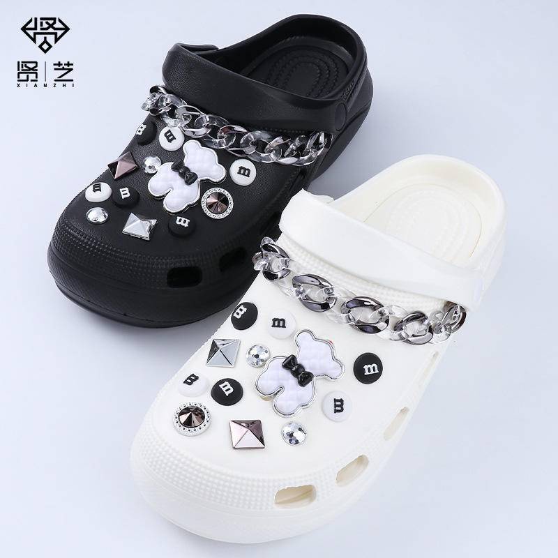 Set Buckle Sepatu Bentuk Crocs Jibbitz Untuk Aksesoris Wanita