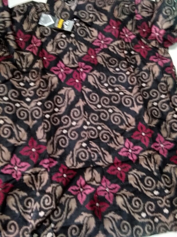 Couple Batik Maura - Sania Ruffle Batik Couple Ori Ndoro Jowi Dnt Garansi Termurah Shopee