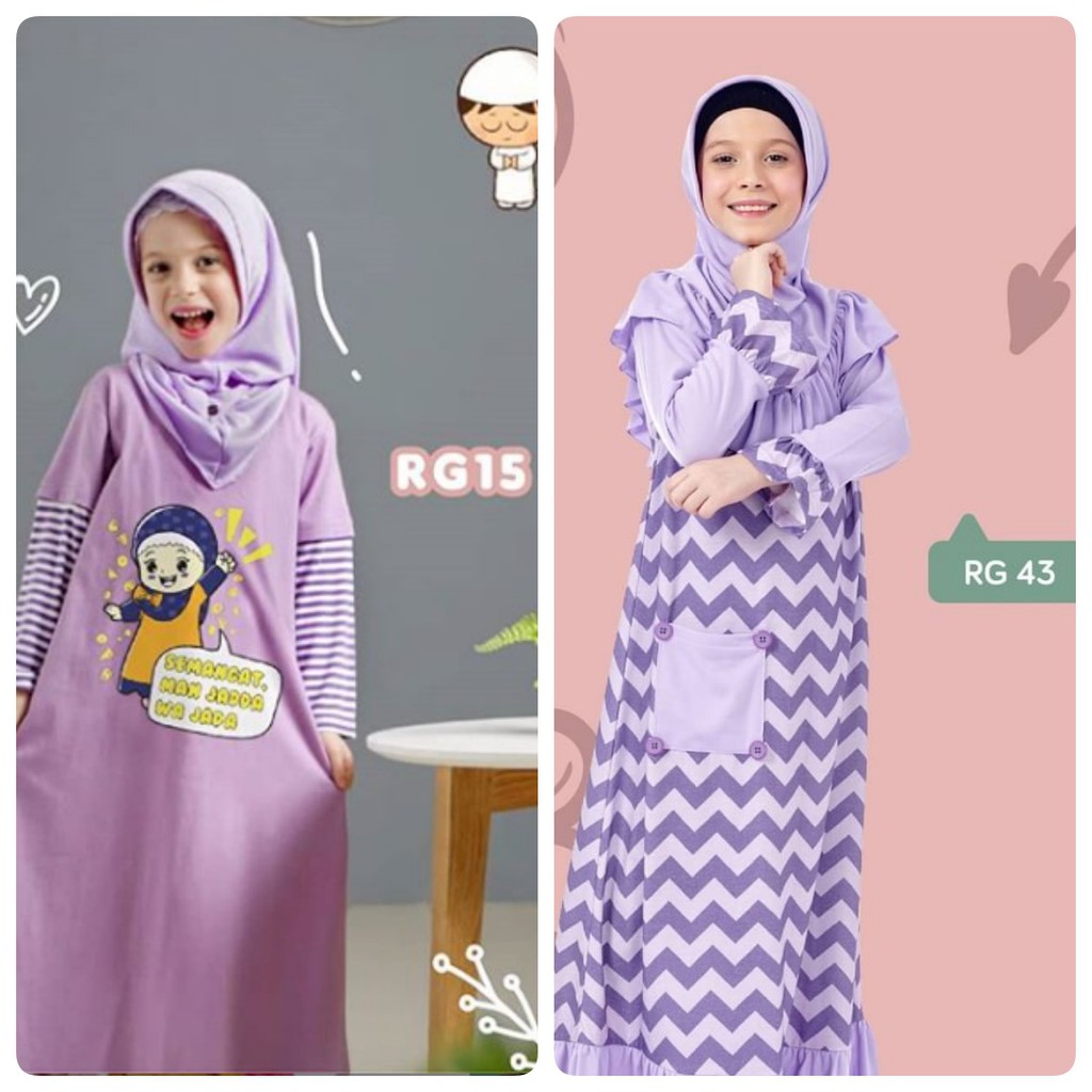 Gamis Anak RaggaKids/ Gamis Kaos Anak